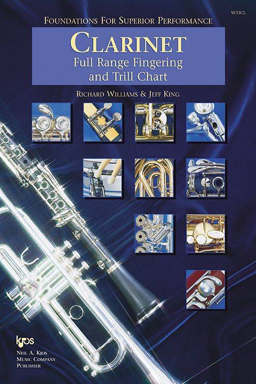 Foundations For Superior Performance: Full Range Fingering and Trill Chart - King/Williams - Clarinet - Book