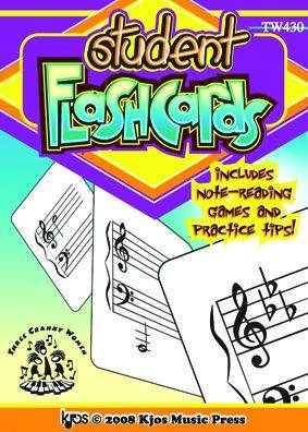 Kjos Music - TCW Student Flashcards: Notes & Key Signatures