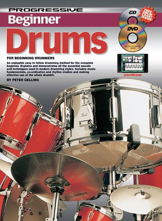 Progressive Beginner Drums - Gelling - Drums - Book/CD/DVD