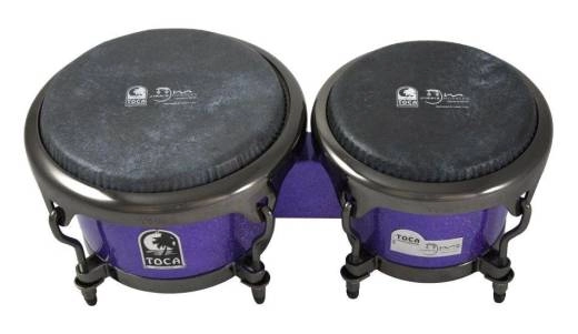 Jimmie Morales Signature Series Bongos - Purple Sparkle