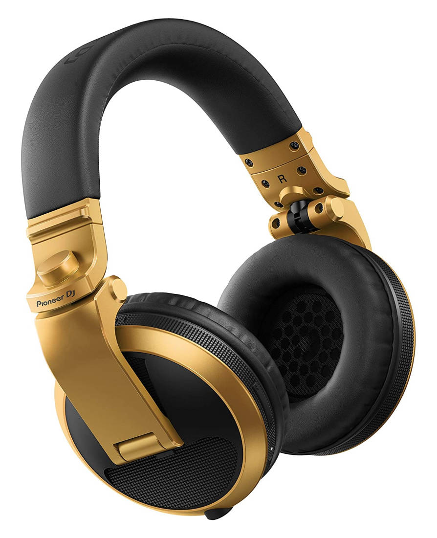 HDJ-X5BT Over-Ear DJ Bluetooth Headphones - Gold