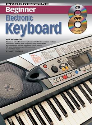 Koala Music Publications - Progressive Beginner Electronic Keyboard - Turner - Electronic Keyboard - Book/CD/DVD