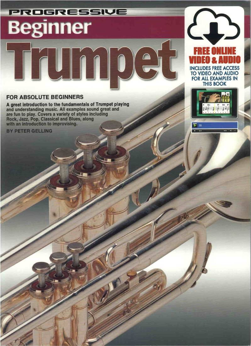 Progressive Beginner Trumpet - Gelling - Trompette - Livre/Mdia en ligne