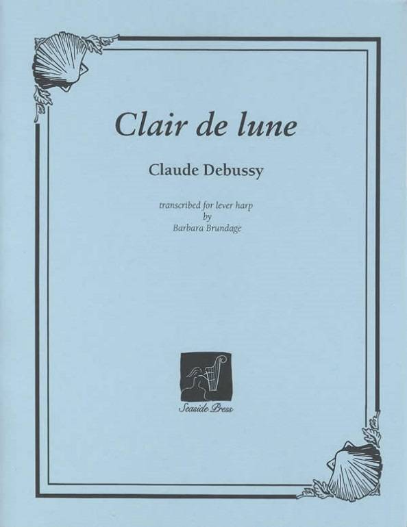 Clair de Lune - Debussy/Brundage - Lever Harp - Sheet Music