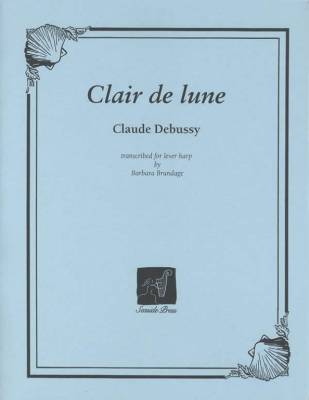 Lyon & Healy - Clair de Lune - Debussy/Brundage - Lever Harp - Sheet Music