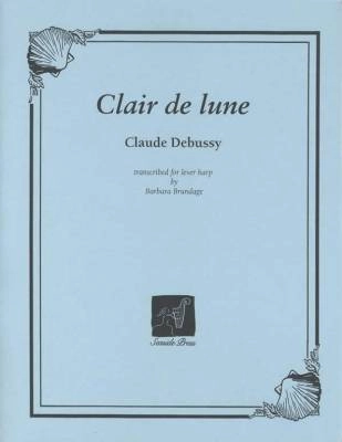 Lyon & Healy - Clair de Lune - Debussy/Brundage - Lever Harp - Sheet Music