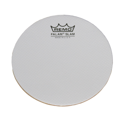 Remo - Falam Slam 4 Bass Drum Patch - White