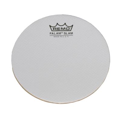 Remo - Falam Slam 4 Bass Drum Patch - White