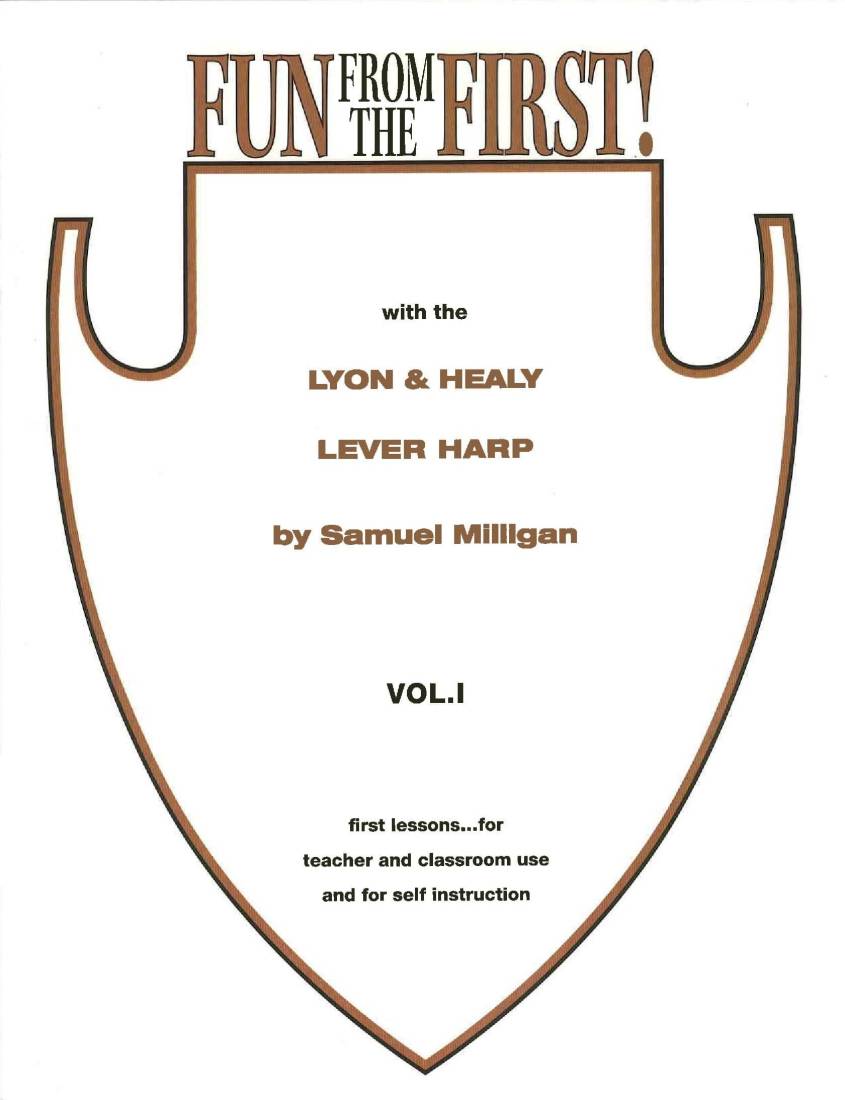 Fun from the First! Vol 1 - Milligan - Lever Harp -  Book