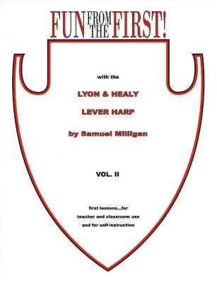 Lyon & Healy - Fun from the First! Vol 2 - Milligan - Lever Harp - Book
