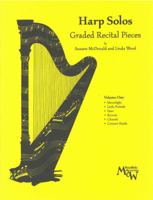 Harp Solos: Graded Recital Pieces, Vol. 1 - McDonald/Wood - Harp - Book