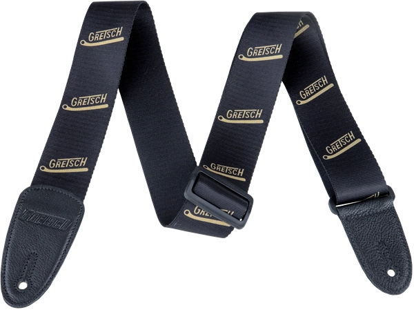 Vibrato Arm Pattern Strap - Black/Gold