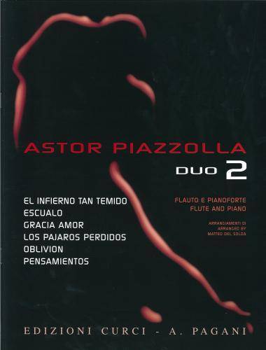 Duo 2: Selected Pieces For Flute & Piano - Piazzolla - Book