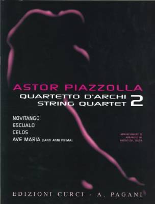 Spartan Press  Int - Selected Pieces Arranged For String Quartet, Volume 2 - Piazzolla - Score/Parts