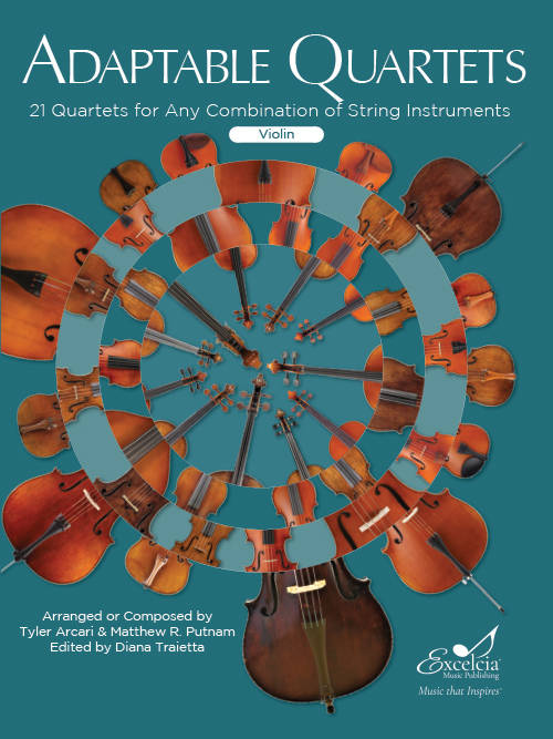 Adaptable Quartets for Violin - Putnam /Arcari /Traietta - Violin - Book
