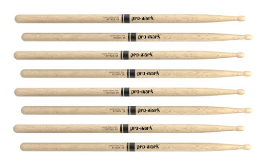 Promark - Shira Kashi Lacquered Oak Drum Sticks (4-Pack) - 2B
