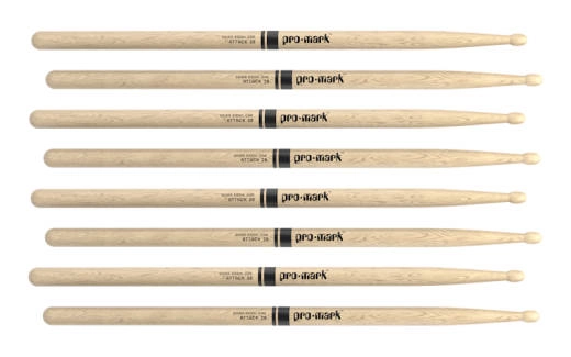 Promark - Shira Kashi Lacquered Oak Drum Sticks (4-Pack) - 2B