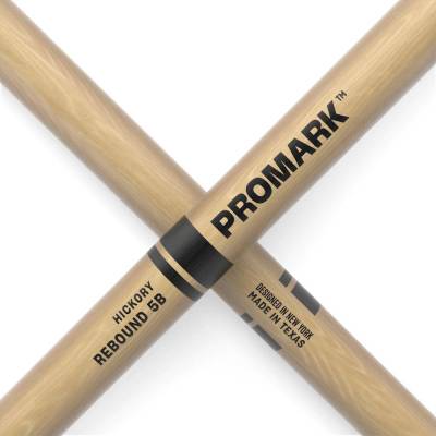 Rebound Lacquered Hickory Drumsticks (4-Pack) - 5B