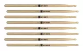 Promark - Forward Lacquered Hickory Drumsticks (4-Pack) - 2B