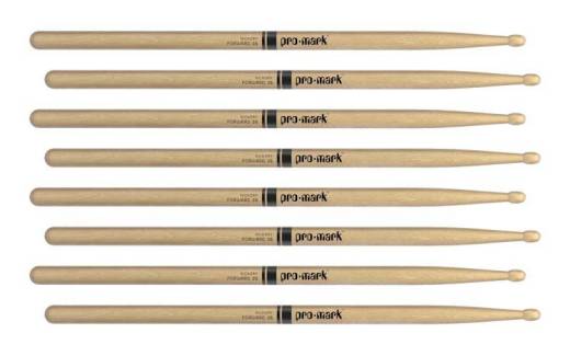 Forward Lacquered Hickory Drumsticks (4-Pack) - 2B