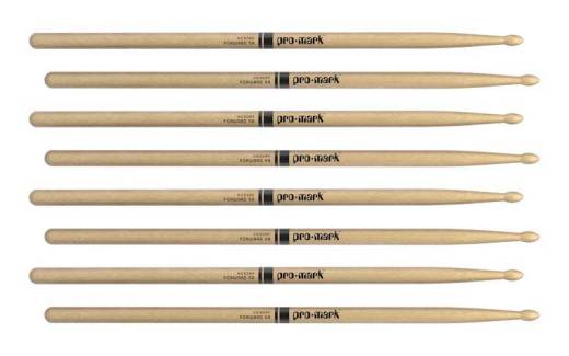 Forward Lacquered Hickory Drumsticks (4-Pack) - 5A