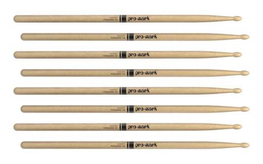 Promark - Forward Lacquered Hickory Drumsticks (4-Pack) - 5A