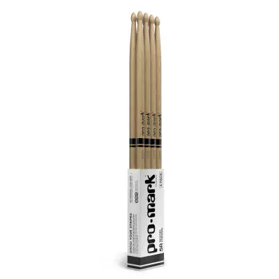 Forward Lacquered Hickory Drumsticks (4-Pack) - 5A