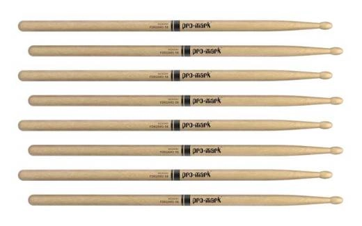 Promark - Forward Lacquered Hickory Drumsticks (4-Pack) - 5B