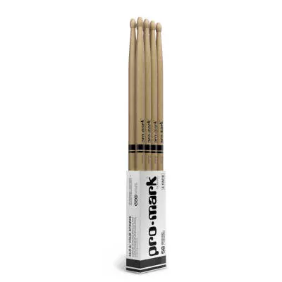 Forward Lacquered Hickory Drumsticks (4-Pack) - 5B