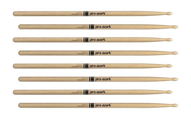 Forward Lacquered Hickory Drumsticks (4-Pack) - 7A