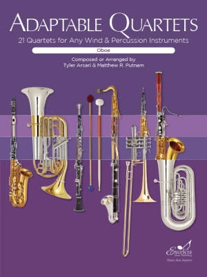 Adaptable Quartets - Putnam/Arcari - Oboe - Book