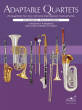 Excelcia Music Publishing - Adaptable Quartets - Putnam/Arcari - Alto/Baritone Saxophone - Book
