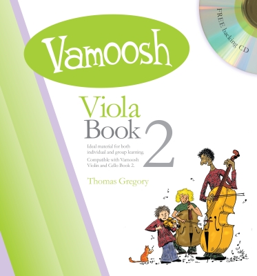 Vamoosh Music - Vamoosh Viola Book 2 - Gregory - Viola - Book/CD