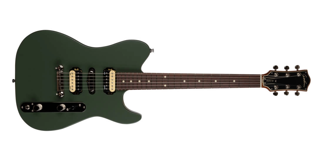 Radium Matte Green RN Electric Guitar with Gigbag