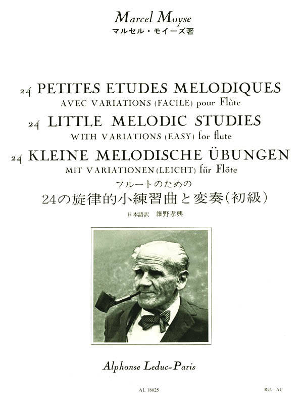 24 Petites Etudes Melodiques Avec Variations (Facile) - Moyse - Flute - Book