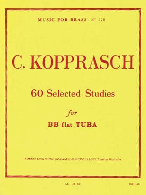 Alphonse Leduc - 60 Selected Studies - Kopprasch - BB-flat Tuba - Book