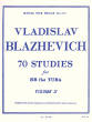 Alphonse Leduc - 70 Studies for BBb Tuba, Volume II - Blazhevich/King - Tuba - Book