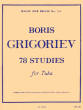 Alphonse Leduc - 78 Studies - Grigoriev - Tuba - Book