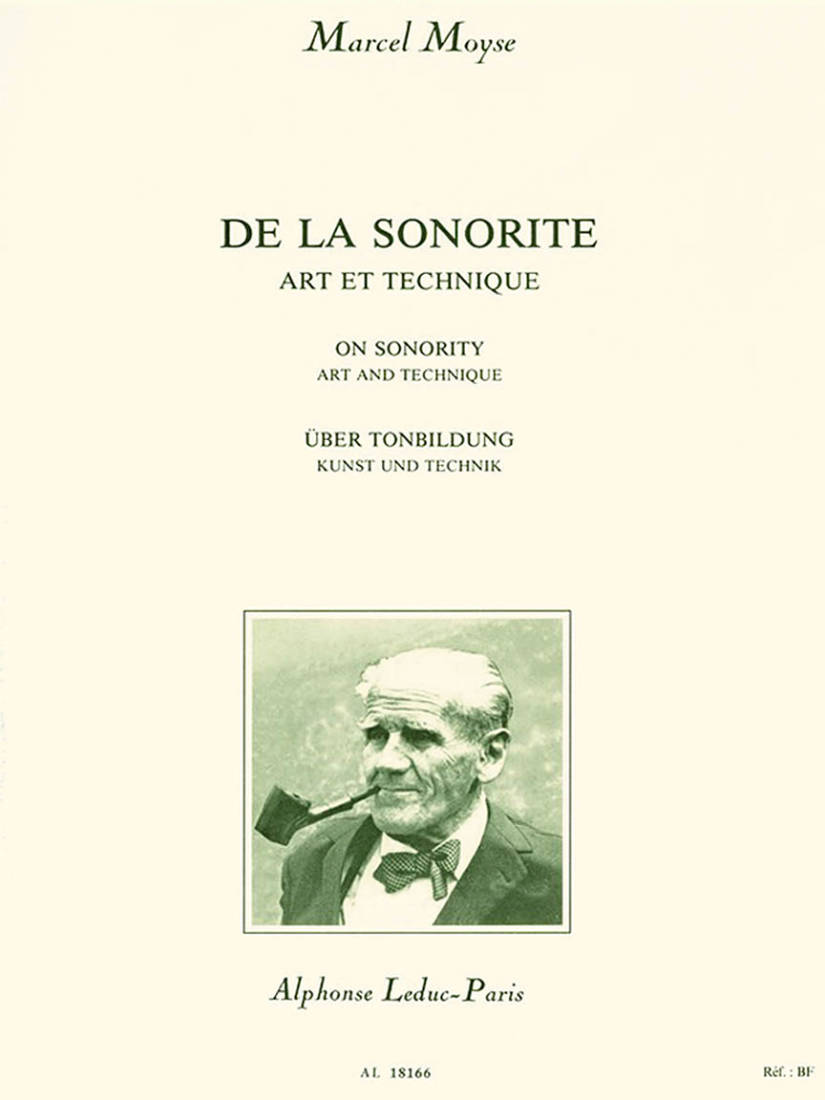 De la sonorit : Art et technique - Moyse - Flute - Livre