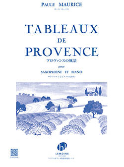 Tableaux de Provence - Maurice - Alto Saxophone/Piano - Book