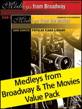 Alfred Publishing - Medleys from Broadway & Medleys from the Movies - Coates - Intermediate Piano