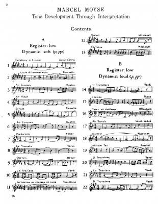 Tone Development Through Interpretation - Moyse - Flute/Piano - Book