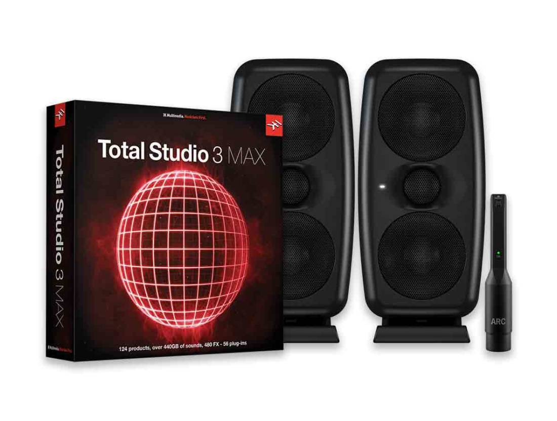 IK Multimedia - iLoud MTM (Pair) + Total Studio 3 MAX Bundle