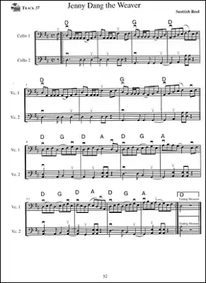 Celtic Grooves for Two Cellos: 47 Irish and Scottish Tunes - Bratt - Cello Duet - Book/Audio Online
