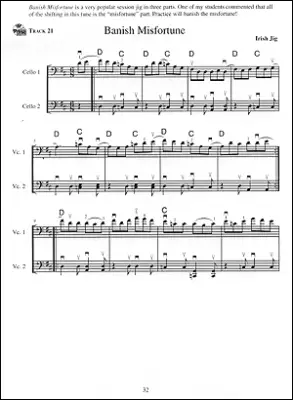 Celtic Grooves for Two Cellos: 47 Irish and Scottish Tunes - Bratt - Cello Duet - Book/Audio Online