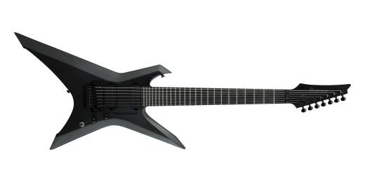 Iron Label Xiphos 7-String Electric Guitar - Flat Black