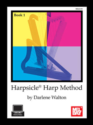 Mel Bay - Harpsicle Harp Method, Book 1 - Walton - Book/Video Online