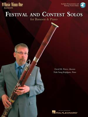 Festival and Contest Solos: Music Minus One - Pierce - Bassoon/Piano - Book/Audio Online