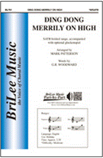 BriLee Music Publishing - Ding Dong Merrily On High - Patterson - SATB