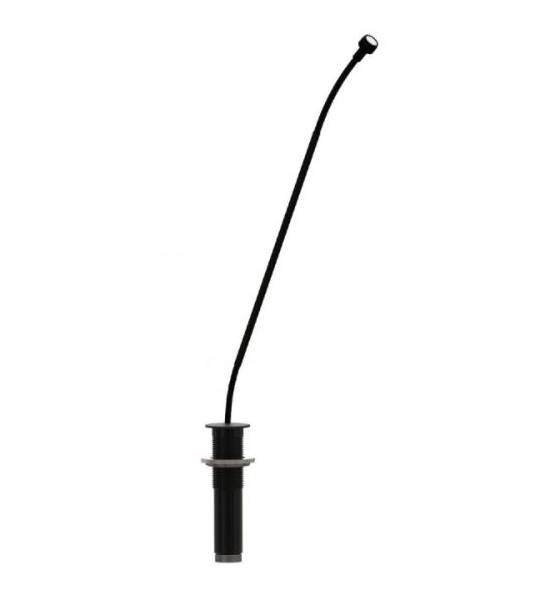 IMR12-B Cardioid Installation Microphone with 12\'\' Rigid Center Gooseneck - Black